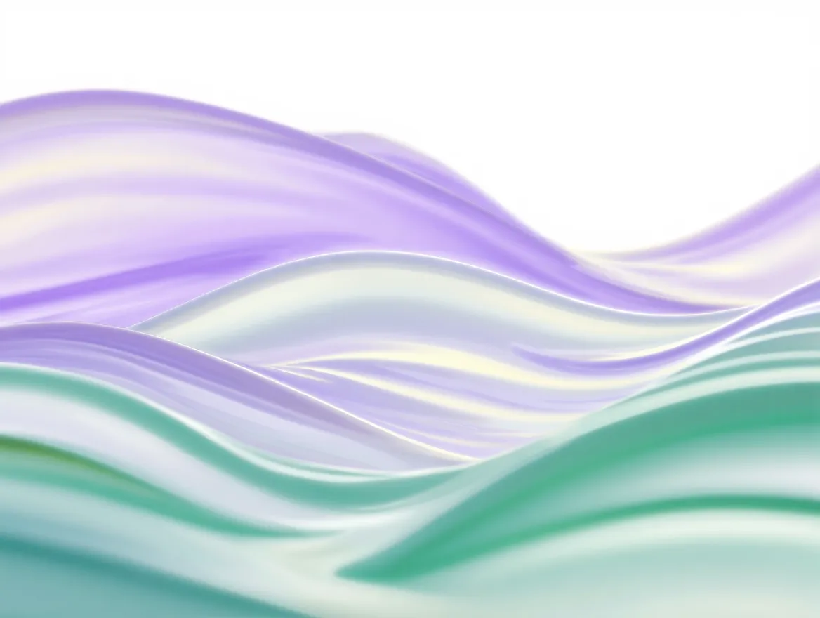 Abstract illustration of gentle energy waves representing calm morning activation